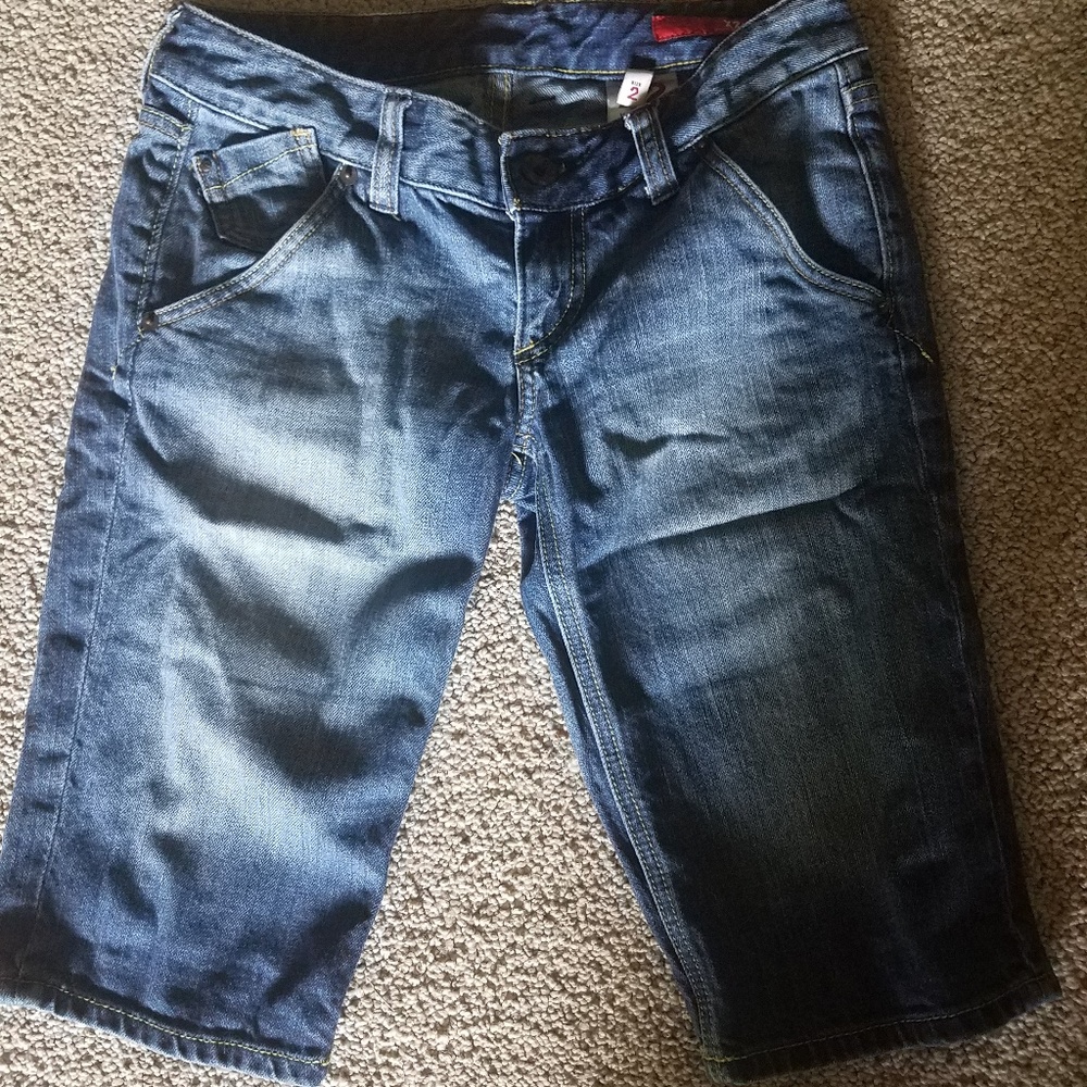 X2 Jean Long Shorts